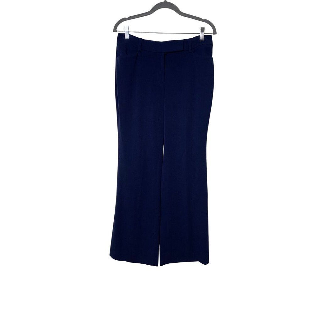 White House Black Market Women 4S Pants Modern Boot Navy Office Career Preppy